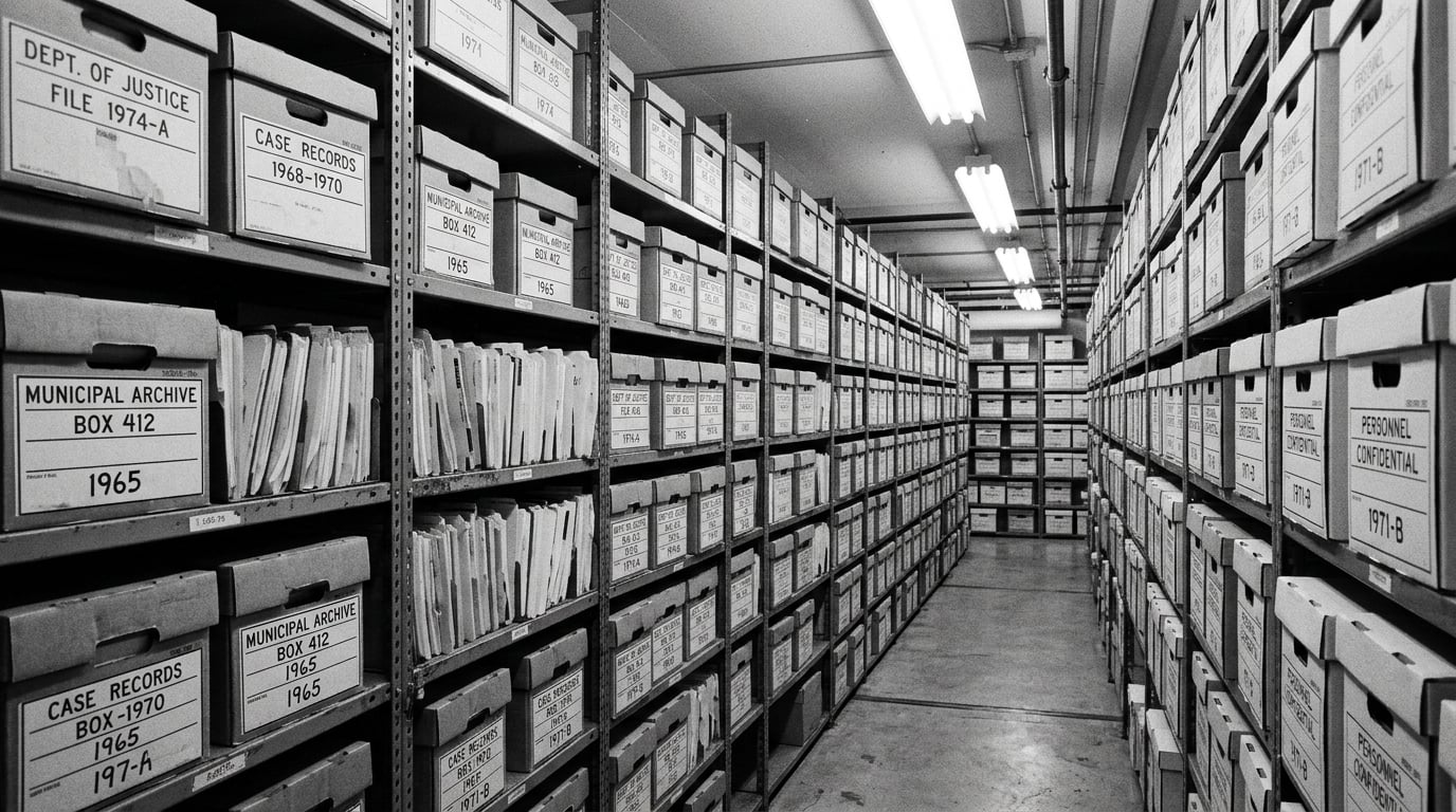 Karen Prime Historical Society archive records storage facility — Brooklyn