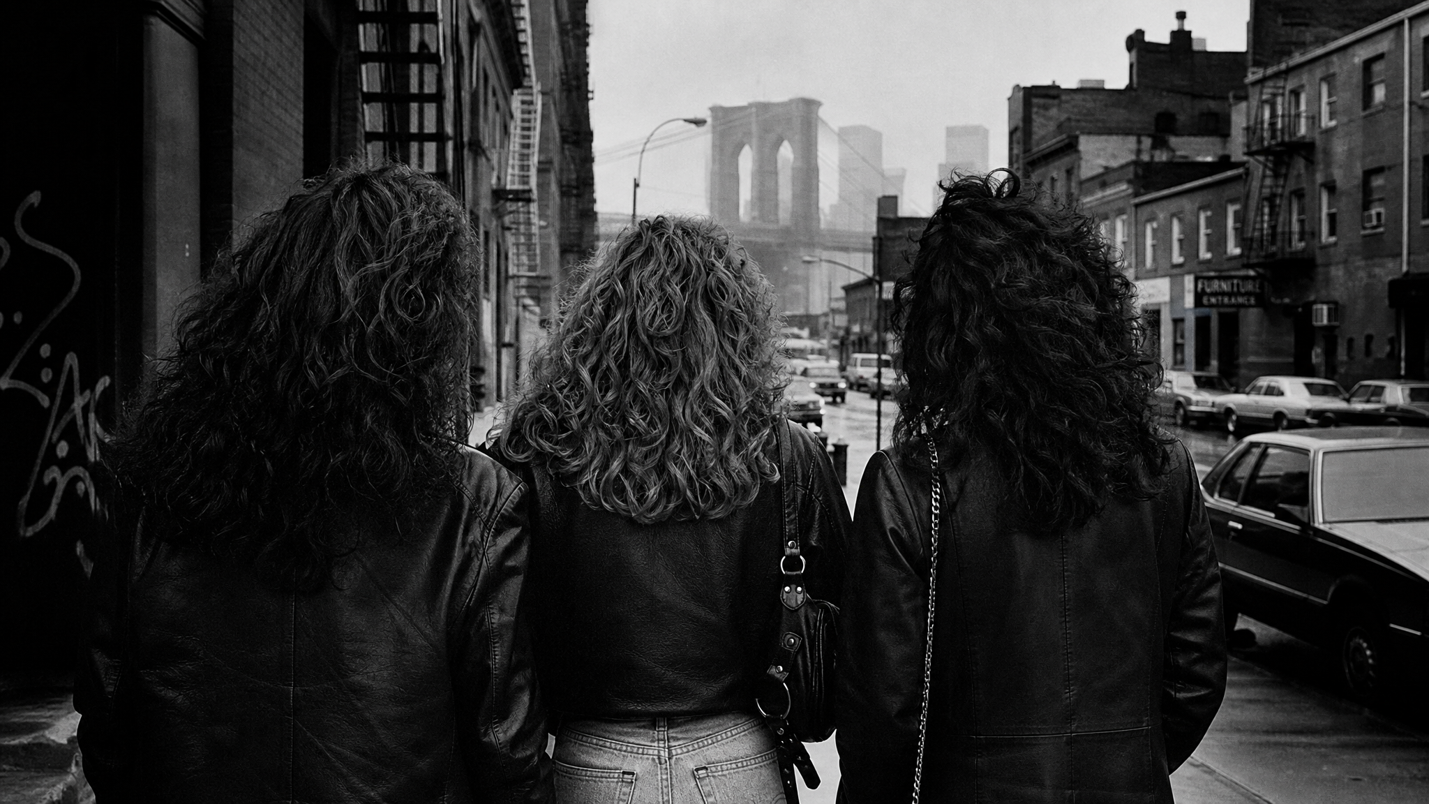 Archival photograph, subjects from behind