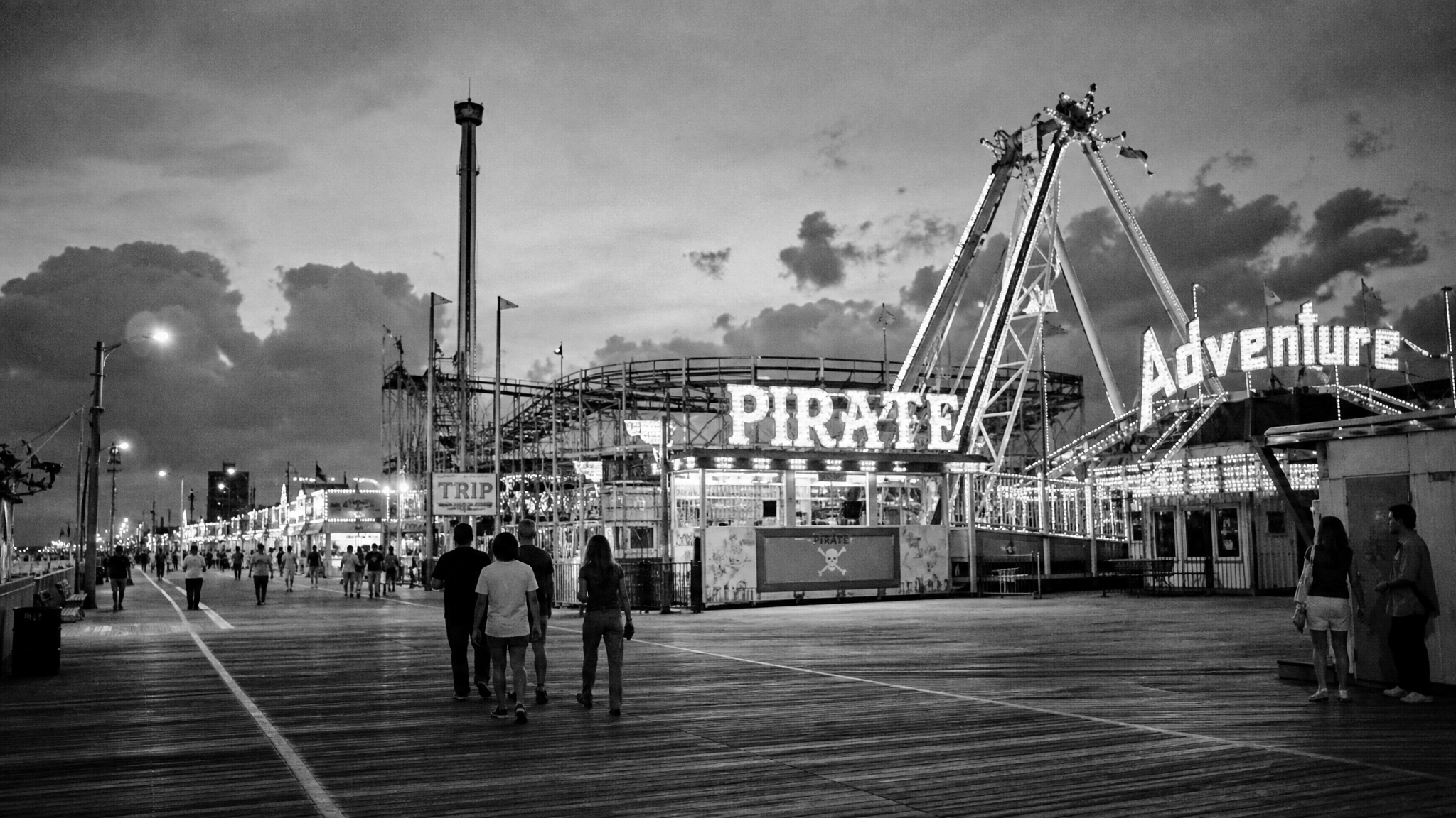 Jersey Shore boardwalk