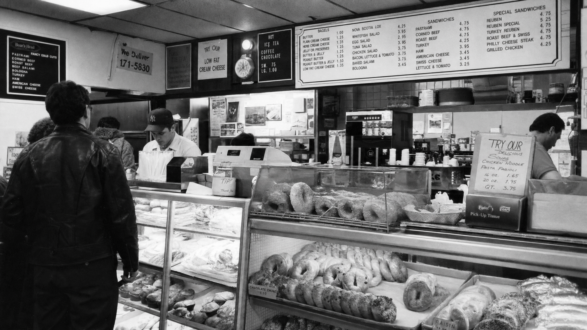 Brooklyn bagel shop interior — documented operational environment