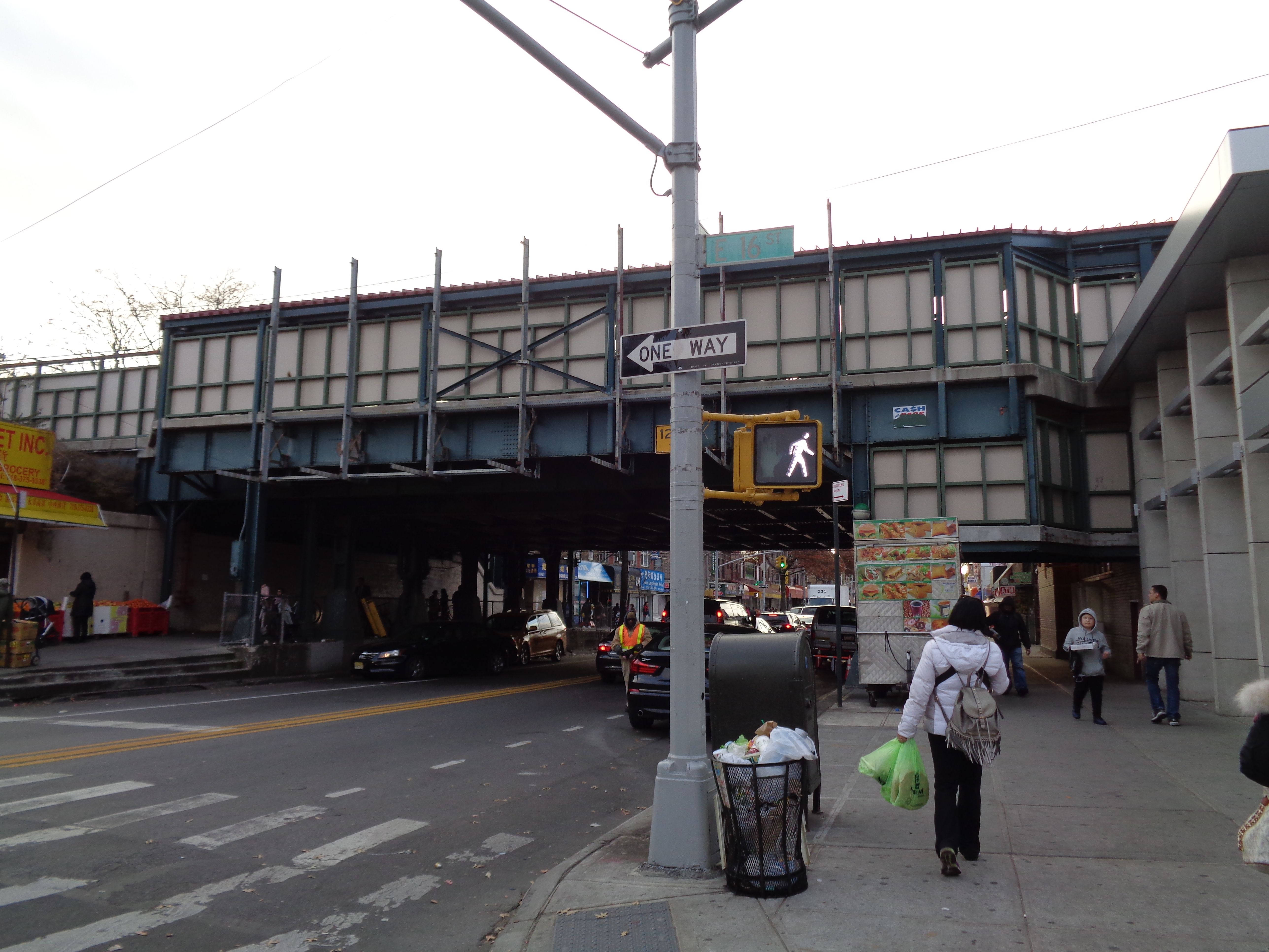 BMT elevated structure at Avenue U — site of the Ascendancy Incident